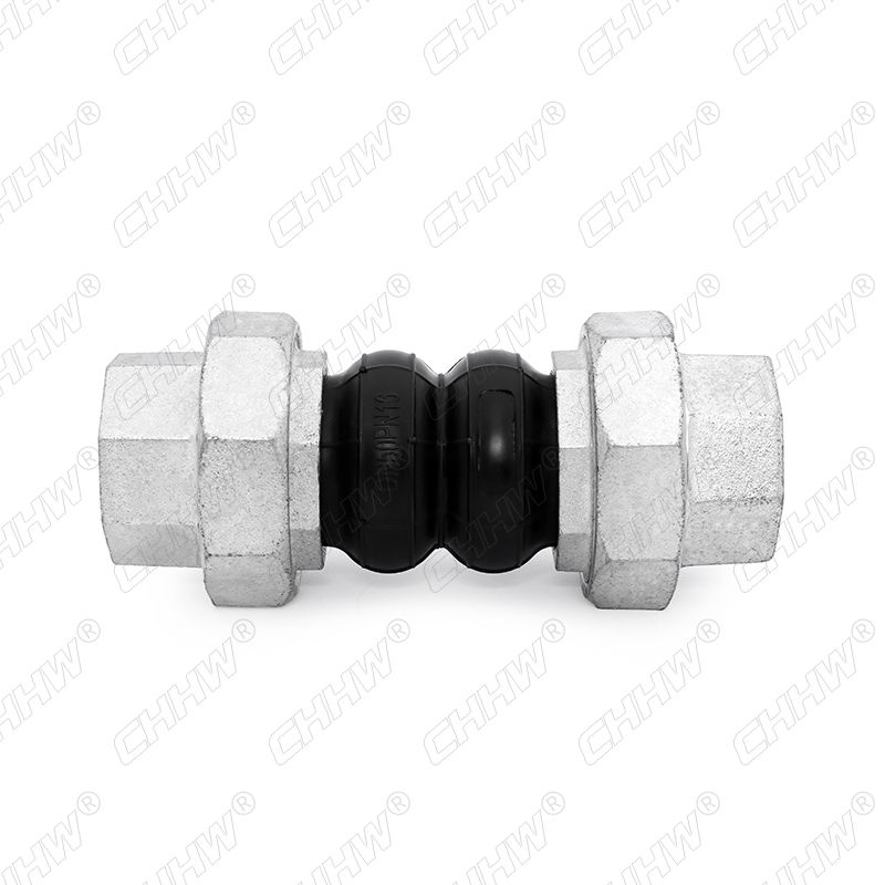 DN65絲扣連接橡膠軟接頭(經(jīng)緯線橡膠接頭)