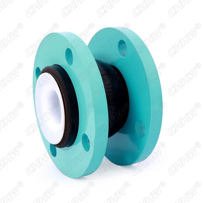 內(nèi)襯四氟<a href=http://m.cslianhua.com/xjjt/ target=_blank class=infotextkey>橡膠接頭</a>